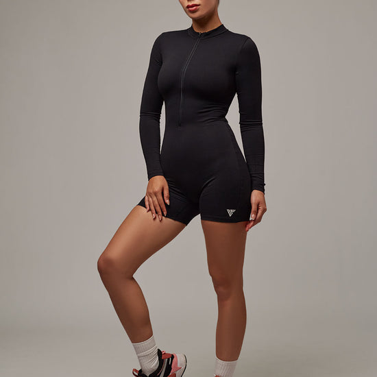 Jumpsuit Patagonia Negro Doblefit, jumpsuit deportivo mujer, detalle 3