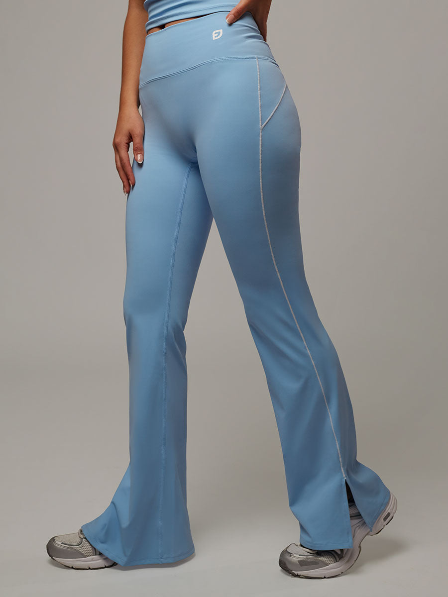 Legging Balance Azul Celeste Doblefit, legging deportivo para mujer, vista principal