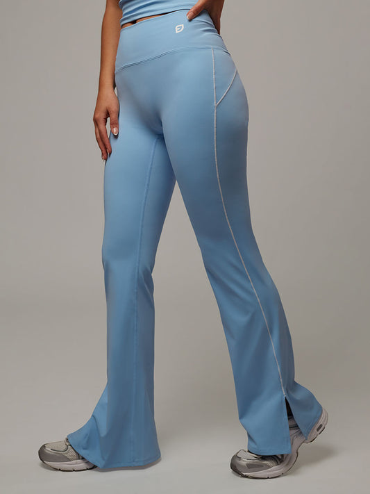 Legging Balance Azul Celeste Doblefit, legging deportivo para mujer, vista principal