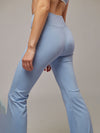 Legging Essential Azul Cielo Doblefit, legging deportivo mujer, vista posterior