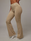 Legging Essential Beige Doblefit, legging deportivo para mujer, vista principal