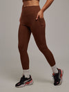 Legging Dunas Marrón Doblefit, legging deportivo para mujer, vista principal