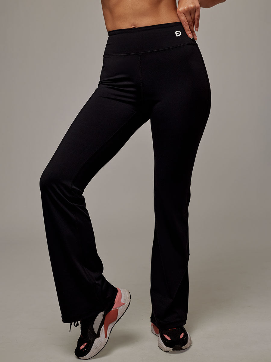 Legging Essential Negro Doblefit, legging deportivo para mujer, vista principal