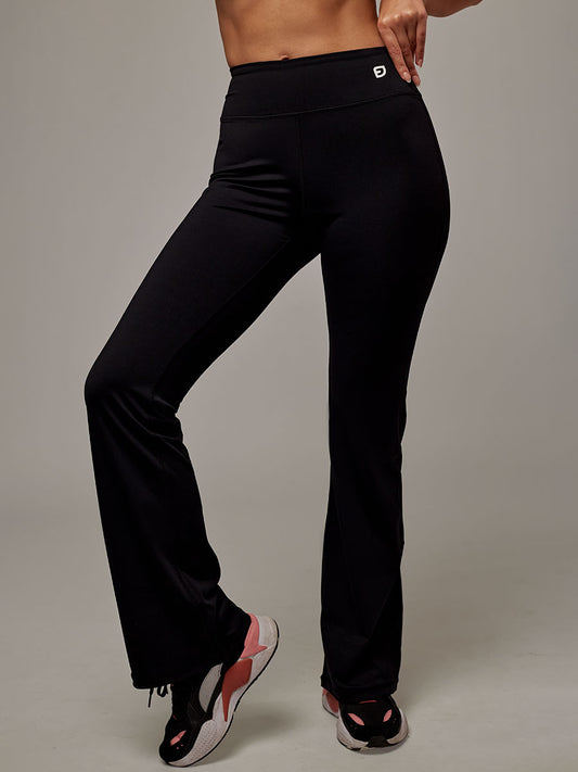 Legging Essential Negro Doblefit, legging deportivo para mujer, vista principal
