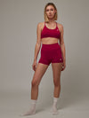Top Strong Fucsia Doblefit, top deportivo mujer, detalle 3