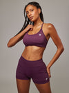 Top Strong Púrpura Doblefit, top deportivo para mujer, vista principal