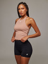 Top Vital Rosa Doblefit, top deportivo para mujer, vista principal